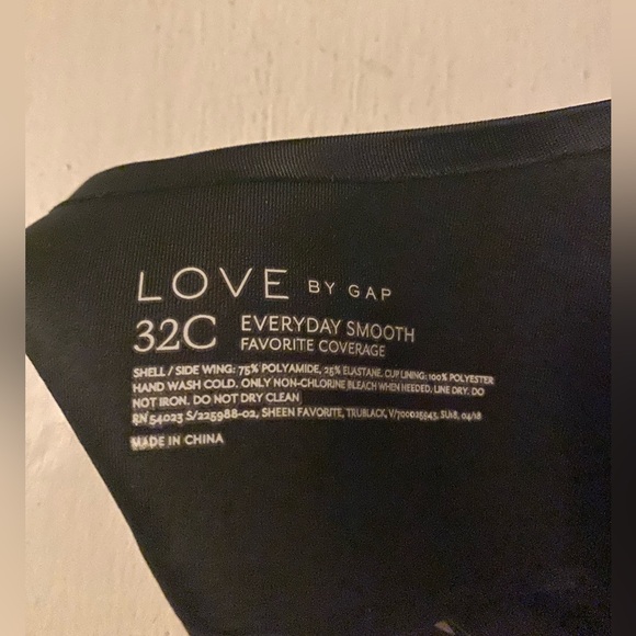 Gap Body Black Bra 32C - Picture 3 of 4